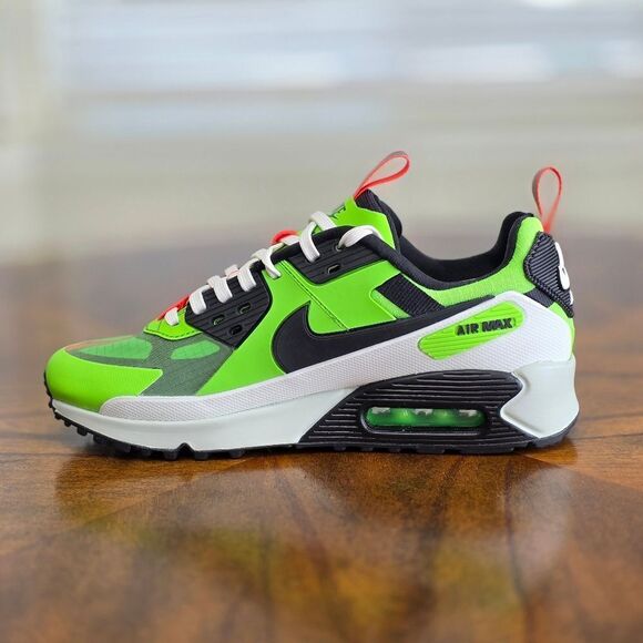Nike Air Max 90 Drift Men's Size 5.5 Action Green Black White Shoes FB2877-300 - Picture 9 of 14